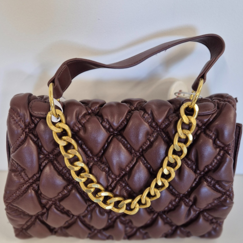 Borsa Matelassè Paris col. Marrone