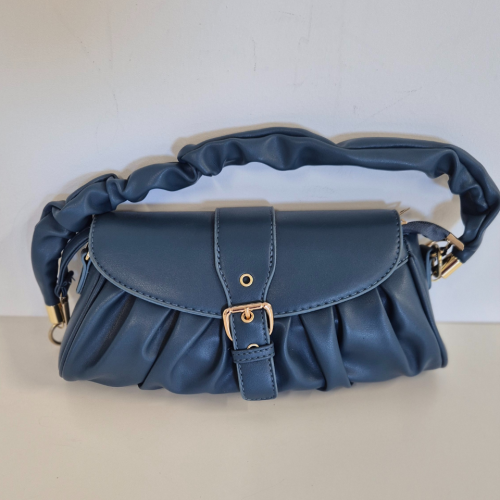 Borsa a Spalla con Fibbia Centrale Suki col. Blu